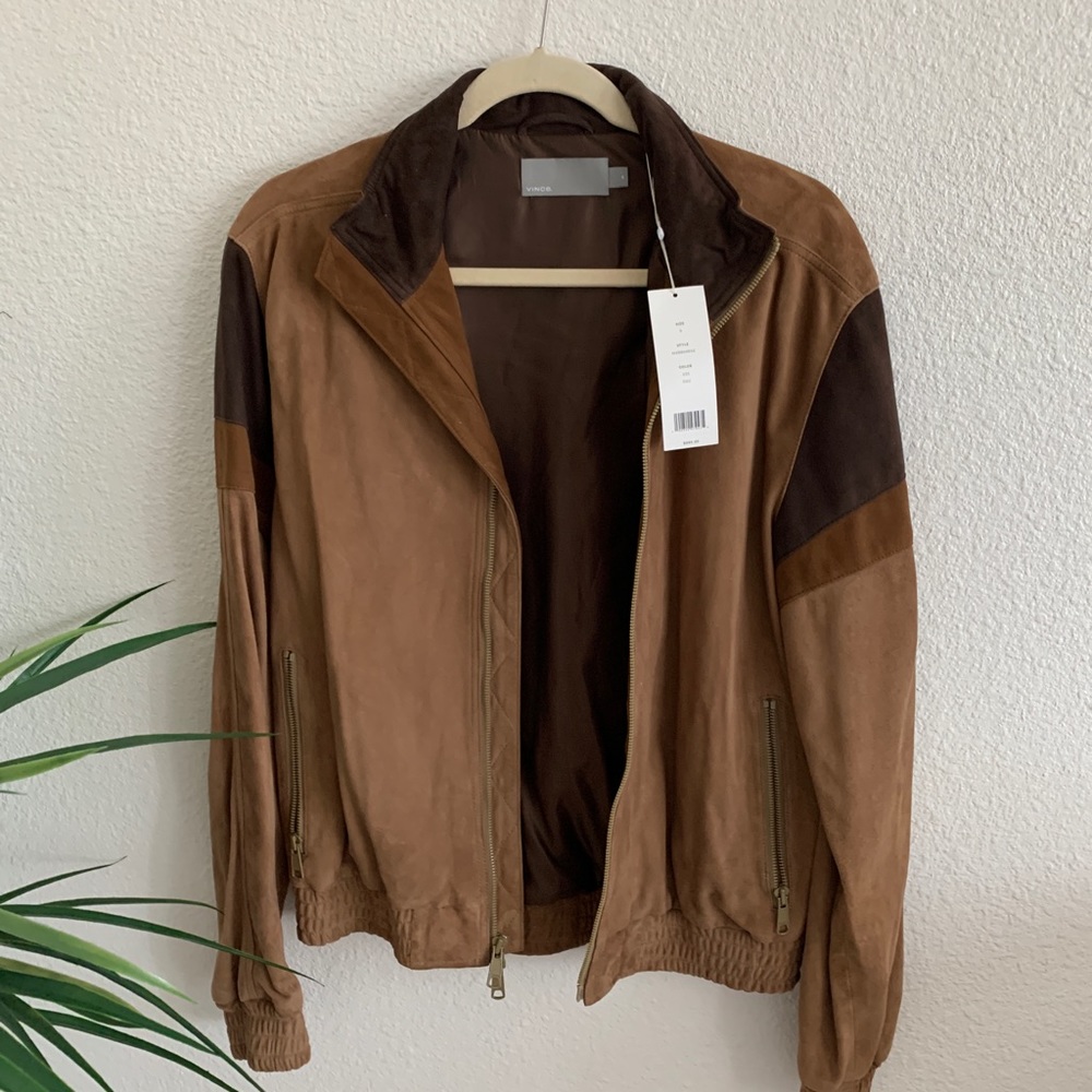 VINCE. Suede Jacket NWT